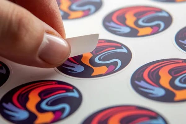 Prikaz sečenih nalepnica