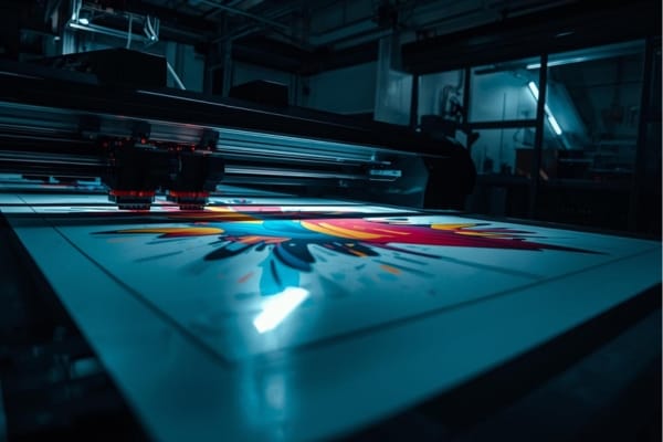 Lepljenje postera na ulici